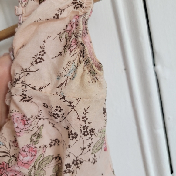Pink Floral Milkmaid Blouse - Picture 4 of 8
